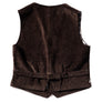 Gilet "ARTISAN" velours marron