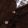 Gilet "ARTISAN" velours marron
