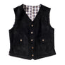 Gilet "ARTISAN" velours noir