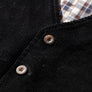 Gilet "ARTISAN" velours noir