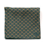 Echarpe soie "Shell" Vert Gold