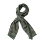 Echarpe soie "Shell" Vert Gold