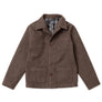 Veste "LA BESOGNE" laine gris souris