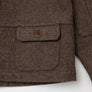 Veste "LA BESOGNE" laine gris souris