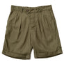 SHORT "SAVANNAH" LIN JAPONAIS KAKI