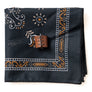 Foulard en Coton "GIPSY" Noir