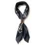 Foulard coton "MOTO" Noir