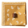 Foulard coton "MOTO" Gold