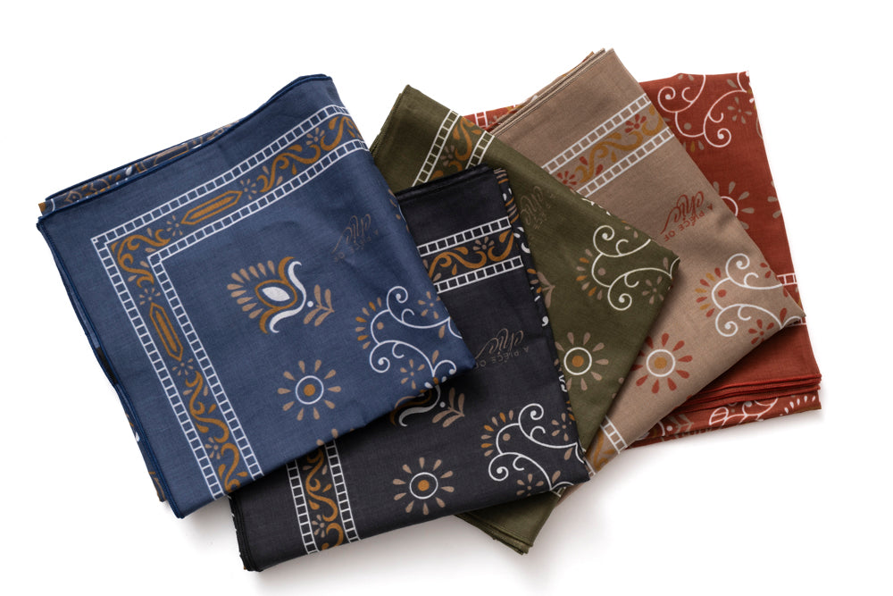 Foulard Écharpe 100% Coton Unicolore HATHI - 100x100 Cm, Fait Main En Inde, Couleur Pétrol