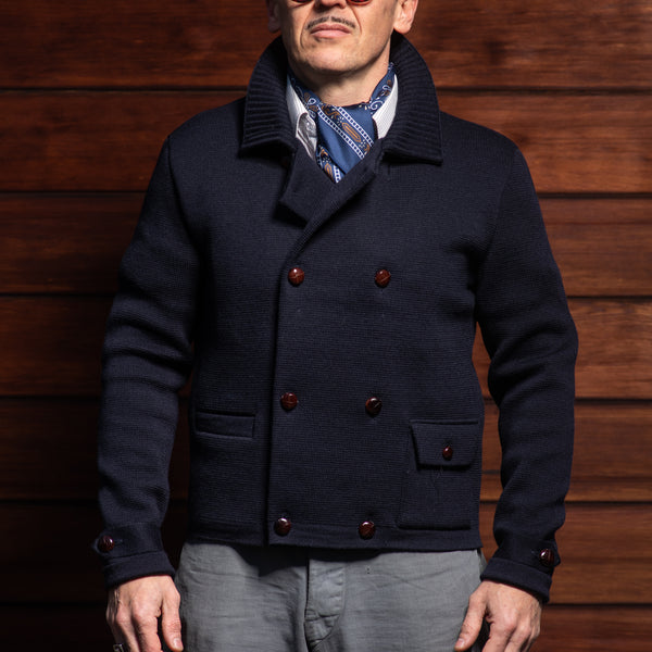 Cardigan  "Pilote" marine