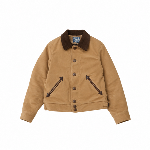PRECOMMANDE Blouson "Bootlegger" canvas beige
