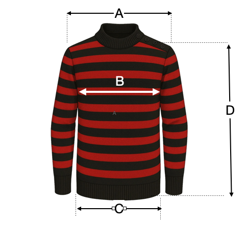 Pull coton "Charlie" red