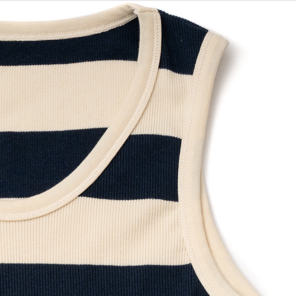 PRE ORDER vb Débardeur "Molitor" ecru marine