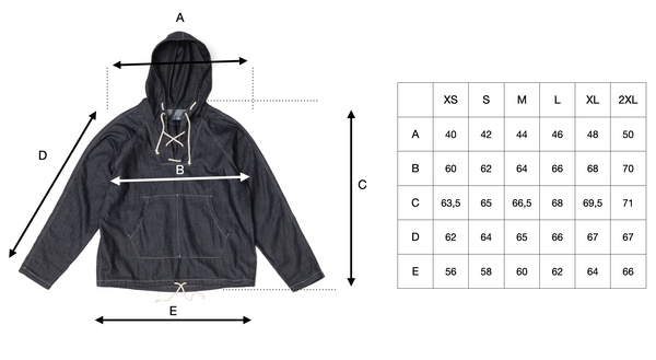 PRE-ORDER  "The smock" 8oz denim