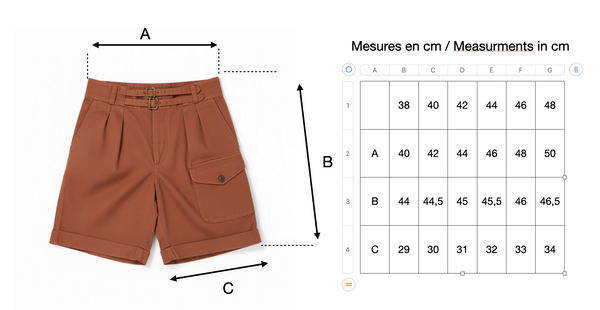 Shorts "Bushman"  HBT rouille
