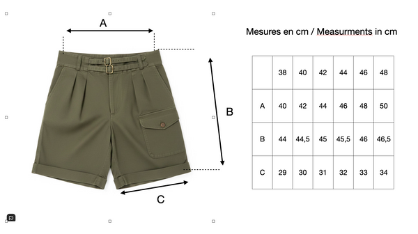 Shorts "Bushman"  HBT Kaki