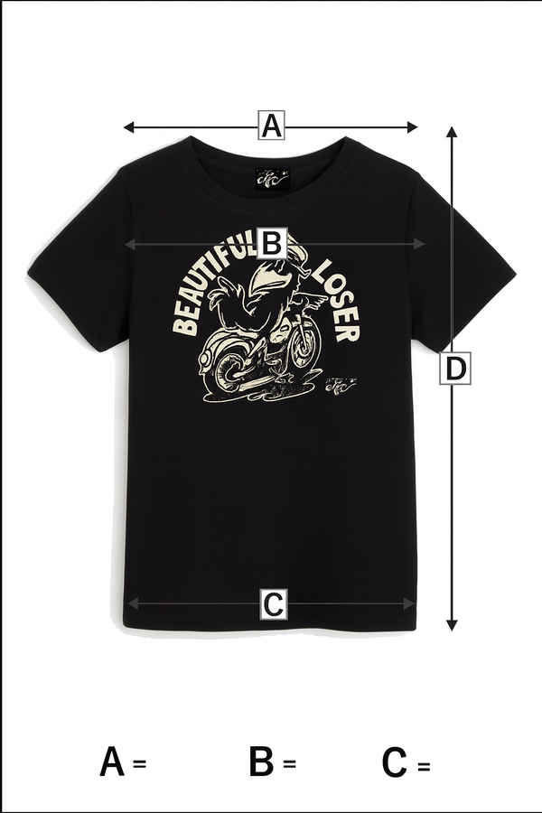 Tee-Shirt "Beautiful Loser" black