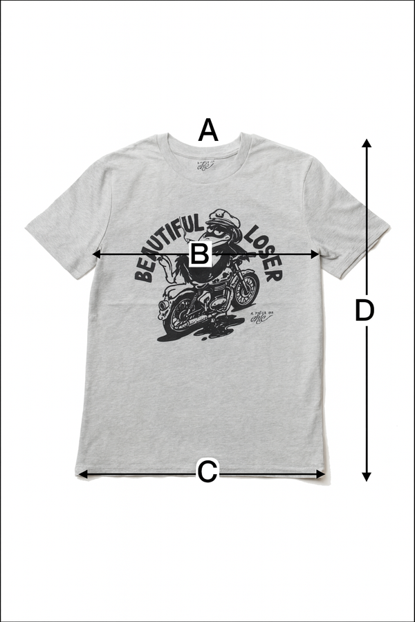Tee-Shirt "Beautiful Loser" Heather gray