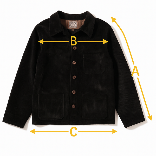 Veste "La Besogne" Velours noir
