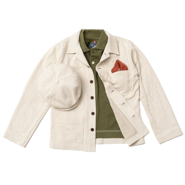 Veste "LA BESOGNE" HBT  coton lin