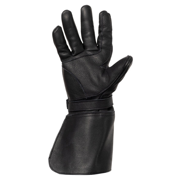 Gants cuir "HEROE" noir
