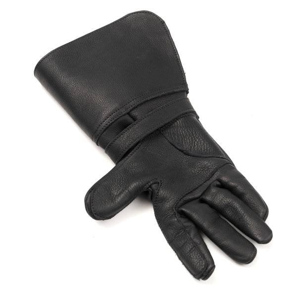 Gants cuir "HEROE" noir