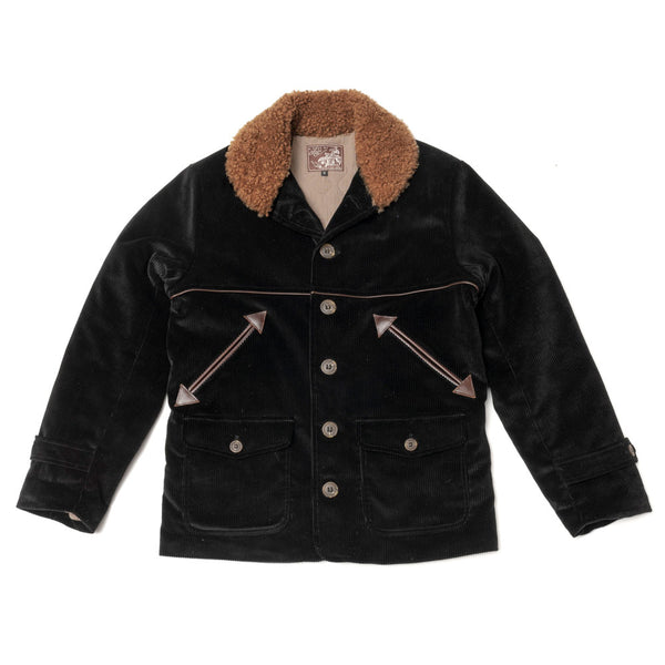 Manteau  "Hunter" velours noir