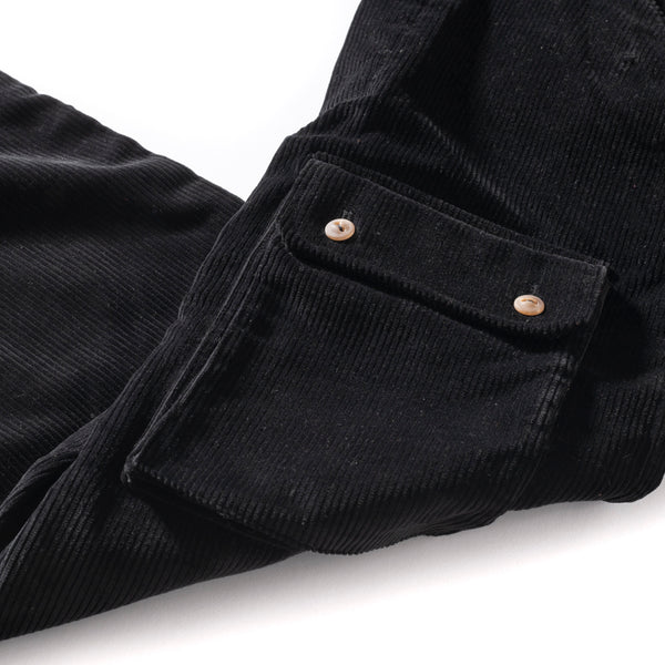 PANTALON "COMMANDO" VELOURS NOIR