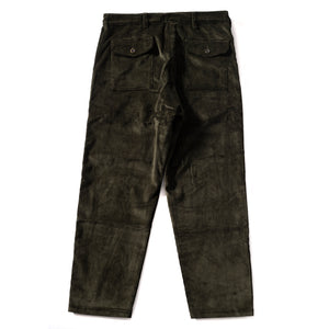 PANTALON "COMMANDO" VELOURS Vert sapin