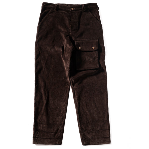 PANTALON "COMMANDO" VELOURS MARRON