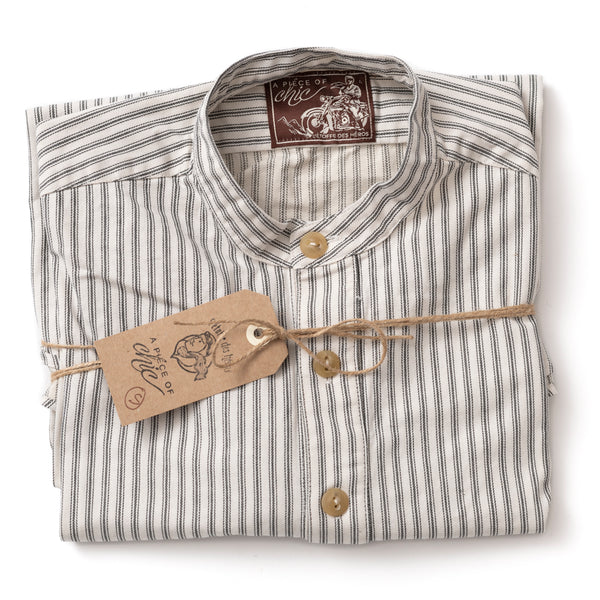 Chemise "LA  PAYSANNE" verte
