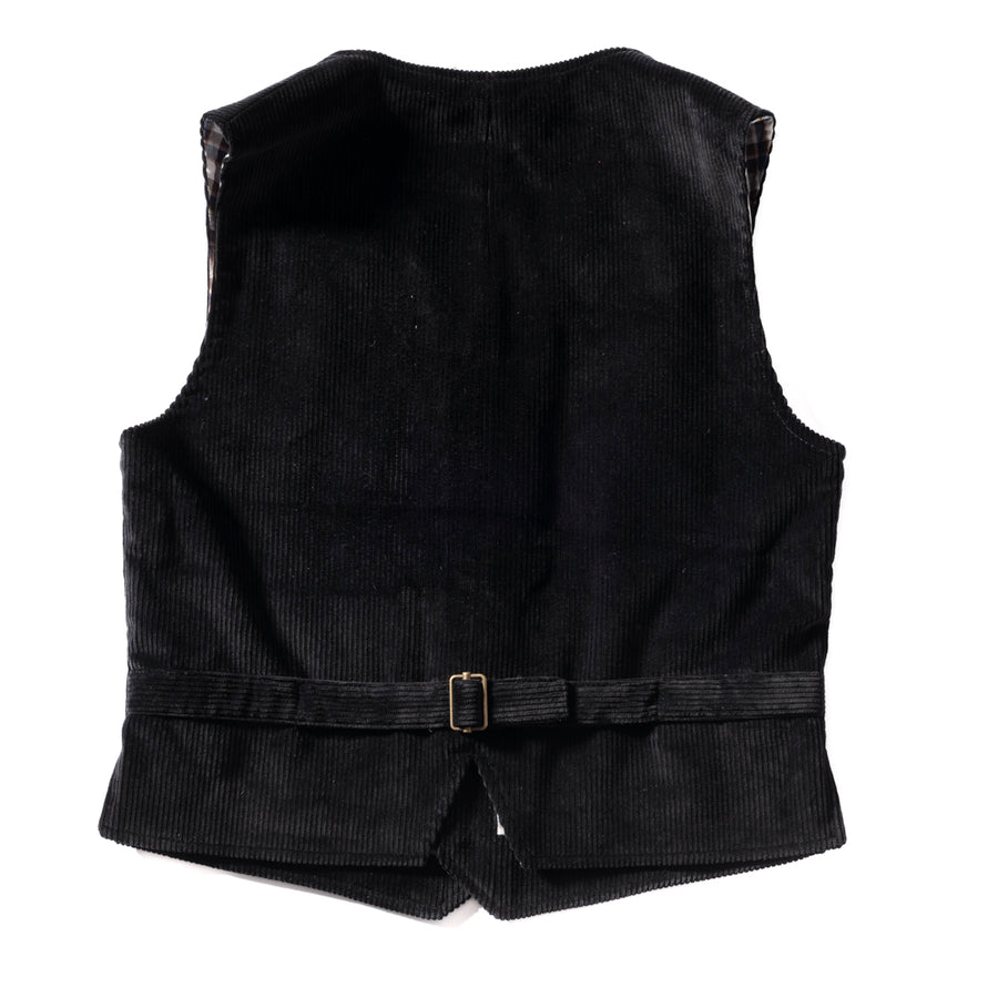 Gilet "ARTISAN" velours noir
