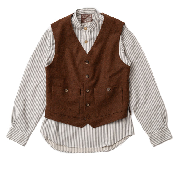 Chemise "LA  PAYSANNE" verte