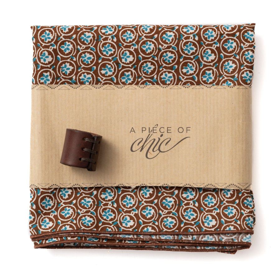 Bandana coton Marron