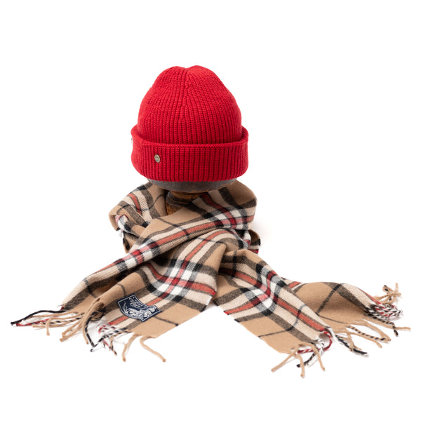 Pack Echarpe "Malcom" & Bonnet mérinos Rouge
