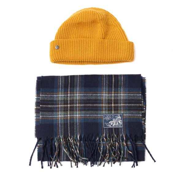 Pack Echarpe "Briton" & Bonnet Curry