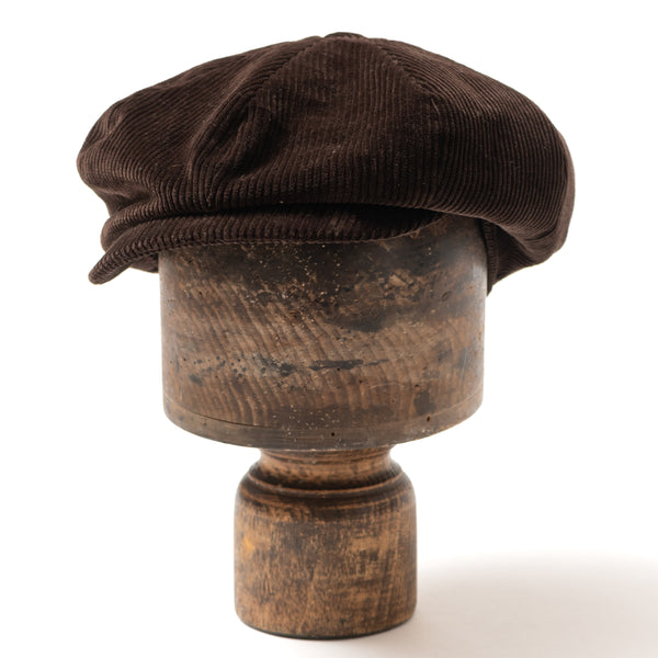 Casquette "PAPERBOY" velours marron