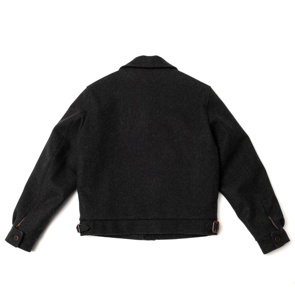 Blouson "Bootlegger" laine burel anthracite