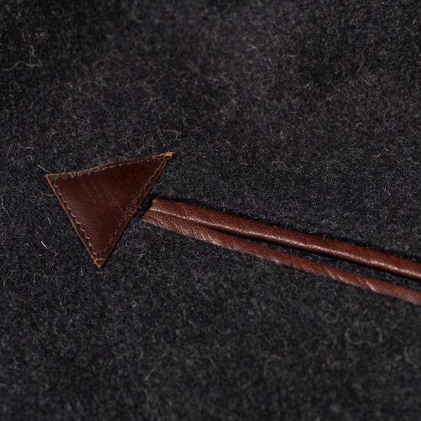 Blouson "Bootlegger" laine burel anthracite