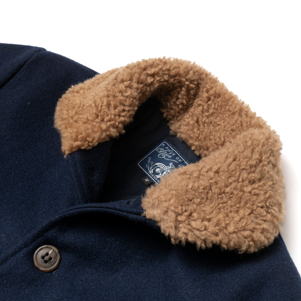 Manteau  "Hunter" Laine burel marine