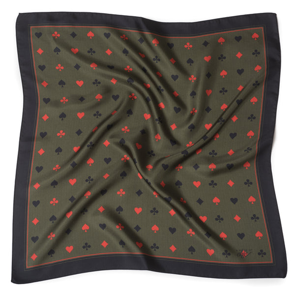 Carré de soie "ALL IN"