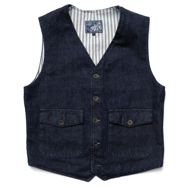 Gilet "ELEGANT" DENIM 14oz