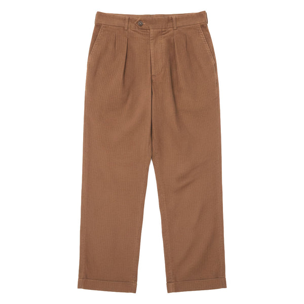 Pantalon "Swing" Herringbone duck brown