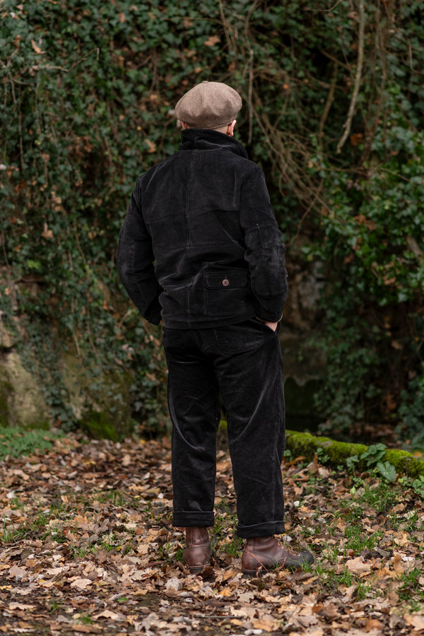 Veste "La Besogne" Velours noir