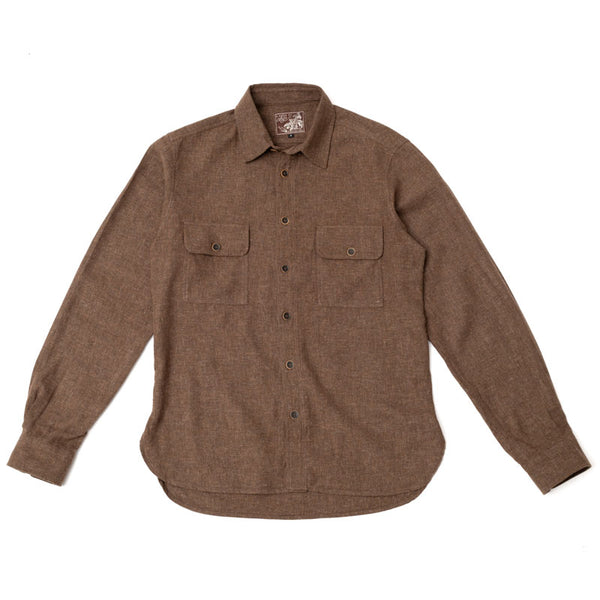 Chemise "Auvergnate" marron