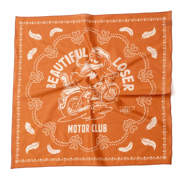 Foulard en coton "BEAUTIFUL LOSER" rusty