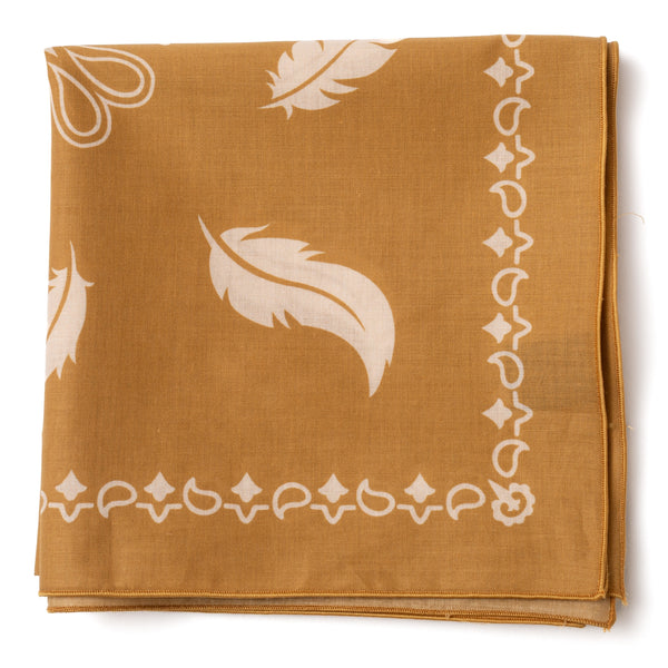 Foulard en coton "BEAUTIFUL LOSER moutarde