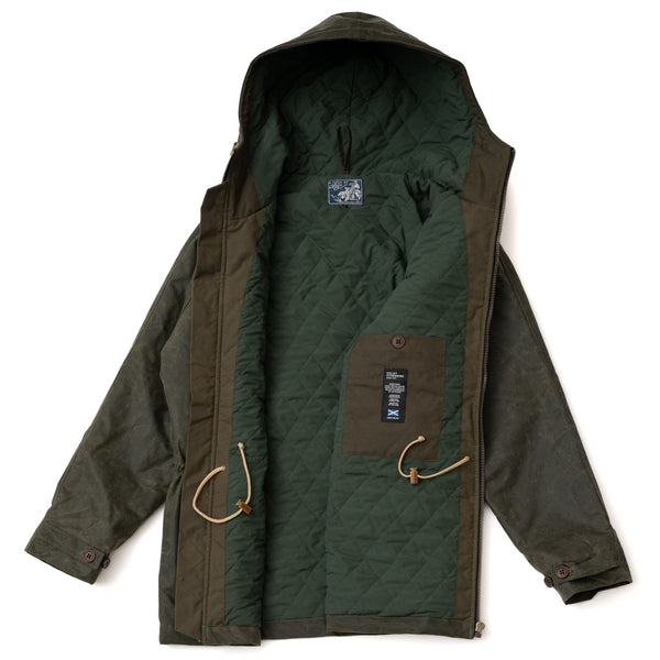 Parka "EXPEDITION" Coton huilé olive green