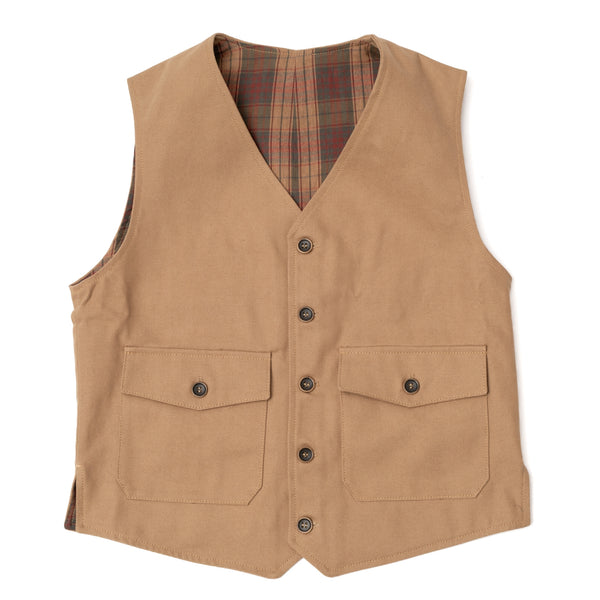 Gilet "ELEGANT" canvas beige