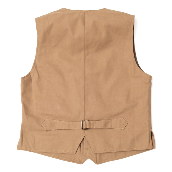 Gilet "ELEGANT" canvas beige